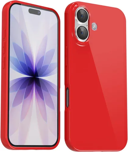 Vista 229 de Svanove para iPhone 7 Plus/ 8 Plus, funda de silicona, de goma suave brillante y gel de jey lindo, funda protectora de plástico simple y lisa