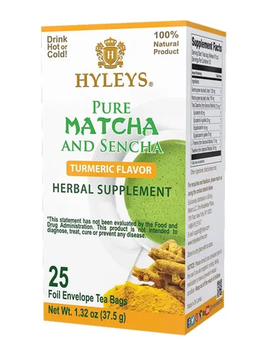 Vista 7 de Hyleys Bolsas de té Matcha con citronela, 25 bolsas de té (té verde japonés puro matcha wellness)