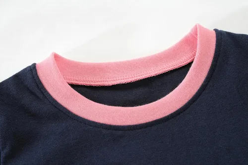 Vista 3 de DDSOL Conjunto de pijamas de manga larga para niñas pequeñas, pijamas de algodón para bebés, cálidas