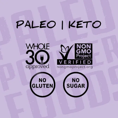 Vista 3 de Paleo Powder - Sazonadores multiusos y condimentos originales para todas las dietas, comida sin gluten con certificado Keto y Whole 30