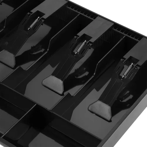 Vista 5 de Bandeja de efectivo, caja registradora portátil extraíble para objetos pequeños para cambio suelto (negro)