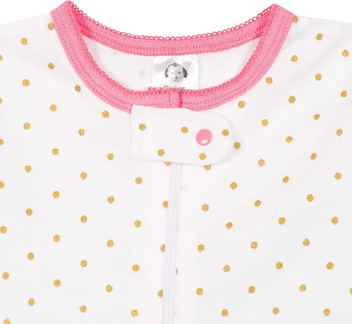 Vista 7 de Gerber Pijama con pies para bebé niña, paquete de 4