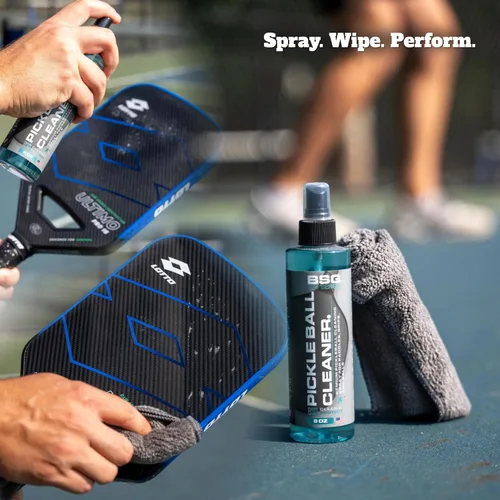 Vista 2 de Pickleball Paddle Cleaner, Grip & Paddle Reset Spray, Erase Dirt & Grime, Improve Accuracy, Remove Sweat and Scum Two Pack