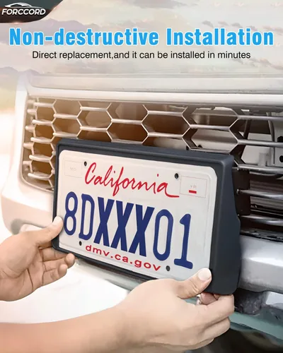 Vista 4 de Ajuste personalizado para soporte de matrícula Dodge RAM 1500 Pickup 2013 2014 2015 2016 2017 2018RAM 1500 Classic 2019 2020 repuesto 68141642AA