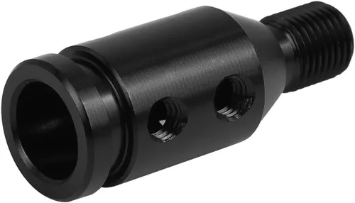 Vista 5 de X AUTOHAUX M12 X 1.25 Adaptador de pomo de cambio de marcha universal para coche, negro, para palanca de cambios sin rosca
