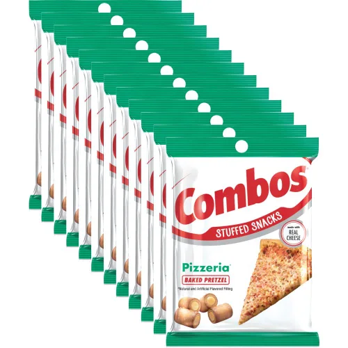 Vista 9 de COMBOS Cheese Snacks - Paquetes de bocadillos horneados de pretzel de pizza de pepperoni, bocadillos de galletas de queso, bolsa de 6.3 onzas