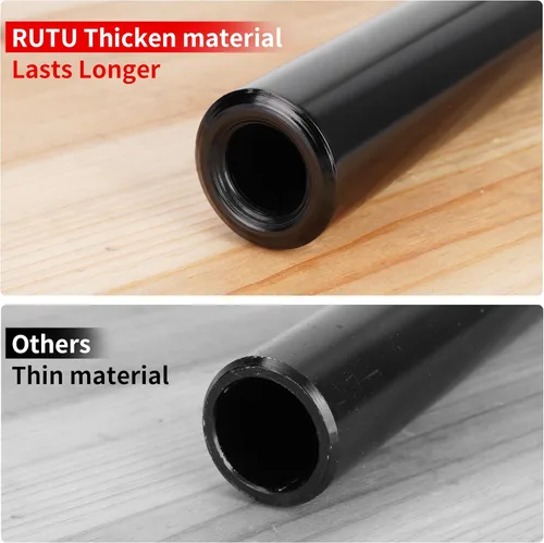 Vista 3 de Manilla de 7/8 pulgada para motocicleta, RUTU manilla universal mejorada para bicicleta de tierra con almohadilla de travesaño de elevación media