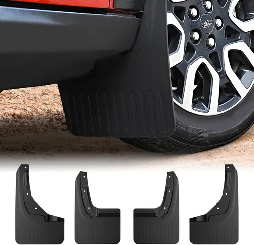 Mabett Aletas de barro para Ford Maverick 2025 2024 2023 2022 Accesorios, Material flexible, Protectores de guardabarros para todo tipo de clima
