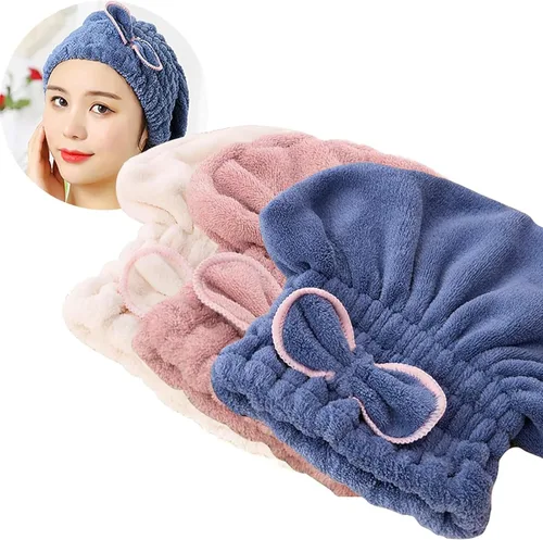 Vista 13 de Jseng Gorro Grande de Microfibra de Secado Rápido para Cabello [Nueva Actualización], Extremadamente Suave y Ultra Absorbente, Gorros de Secado