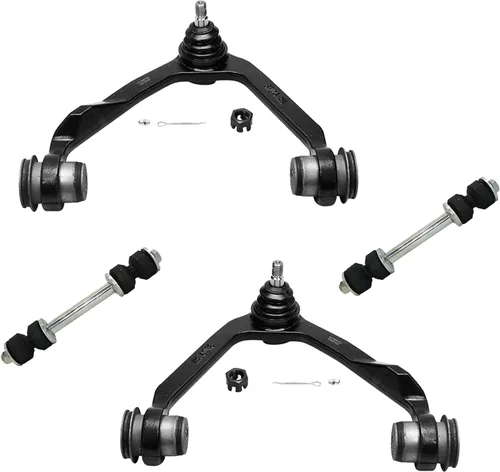 Vista 323 de Detroit Axle - Kit de brazos de control delanteros de 4 piezas para Nissan Cube 2009-2014, Nissan Versa 2007-2012 2 brazos de control inferiores