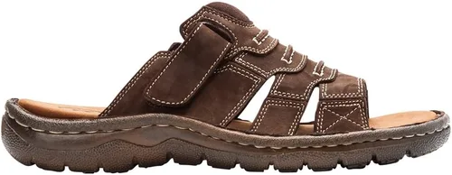 Vista 3 de Propet Jace Slide Sandalias para hombre, color café