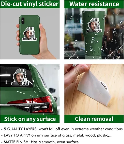 Vista 5 de Canserbero All We Need Is Love Sticker