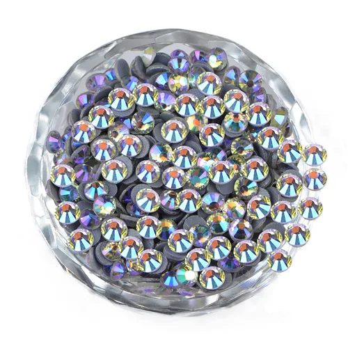Vista 23 de LPBeads 10000 unidades de diamantes termoadhesivos SS6 amatista con parte trasera plana, gemas de diamantes de imitación de cristal redondas