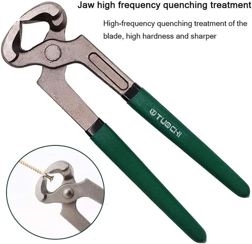 Vista 4 de Cortadoras de pezuñas de caballo, multiusos, alicates de casquillo de acero al carbono duraderos, para cabras, ovejas, cerdos, ganado, caballos