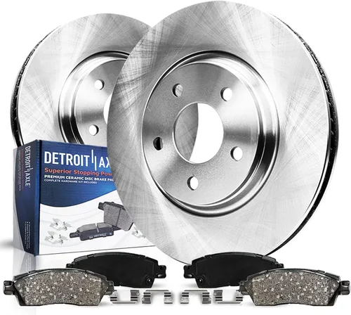 Detroit Axle - Kit de freno delantero para Chrysler Town & Country Voyager Pacifica Dodge Journey Grand Caravan Ram C/V Frenos de repuesto Rotores