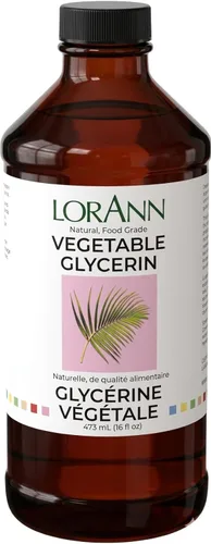 Vista 4 de LorAnn - Glicerina vegetal, botella natural de 16 onzas