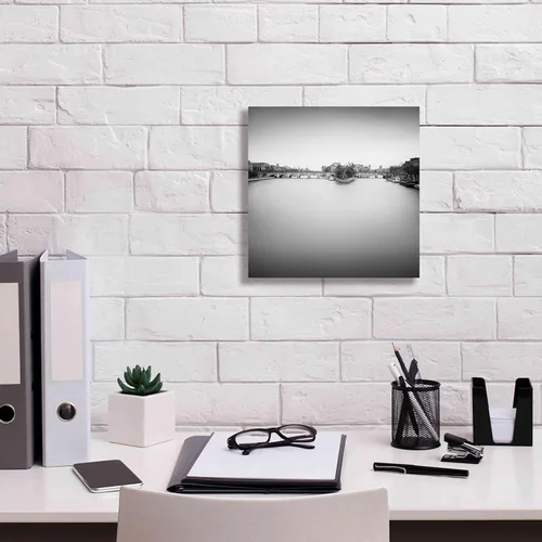 Vista 3 de Epic Graffiti 'Ile de la Cite' by Wilco Dragt, Giclee Canvas Wall Art, 12"x12