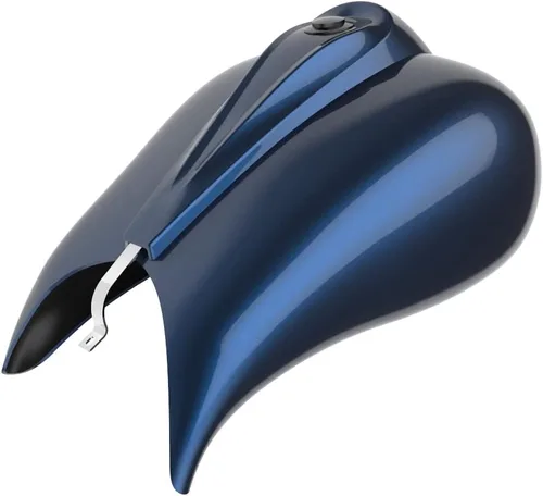 Vista 307 de Fundas de tanque estiradas para whisky ámbar con consola de tablero para Harley Touring Street Glide Road Glide 2014 2015 2016 2017 2018 2019 2020