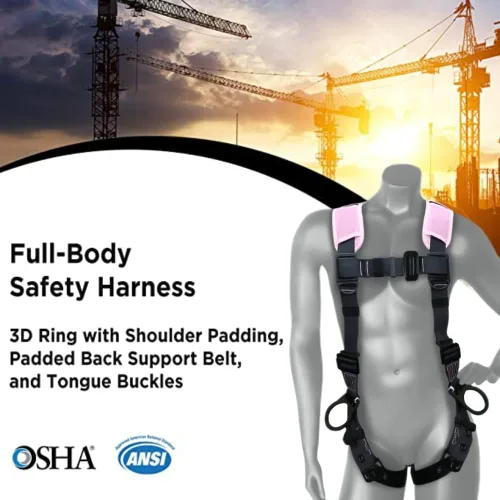 Vista 2 de AFP Demon Protección contra caídas Arnés de seguridad cómodo (OSHA/ANSI EPI)