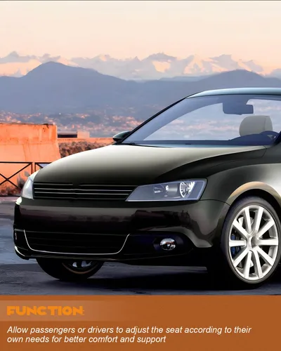 Vista 5 de Manija de palanca reclinable para asiento delantero para Beetle Coupe 2012-2017, compatible con Passat Jetta Sedan 2011-2017 para ajuste de espalda