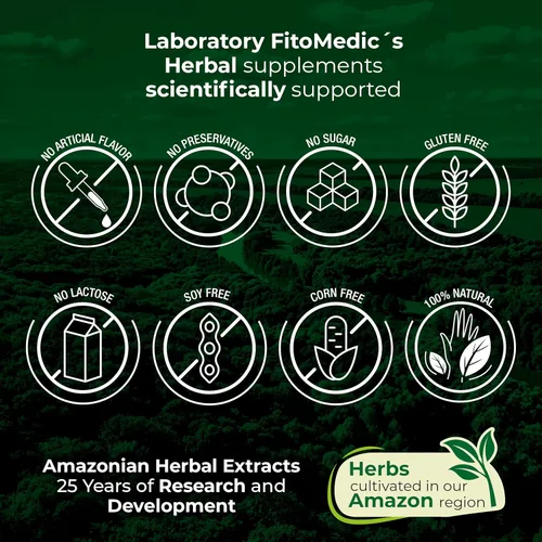 Vista 4 de FITO MEDIC'S Laboratorio - Cola de caballo, extracto de gotas líquidas, vegetariano, sin OMG, sin alcohol, líquido sin gluten, cola de caballo.