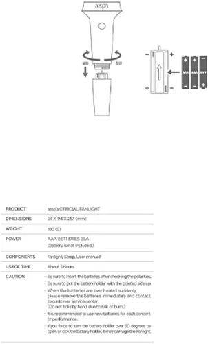 Vista 6 de DREAMUS [Palo de luz] AESPA - PALO DE LUZ OFICIAL, 3.701x3.701x10.118 in