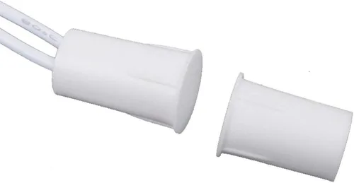 Vista 3 de E-outstanding Interruptor magnético de ventana de puerta empotrada, sensor de contacto con alarma de seguridad para el hogar, 2