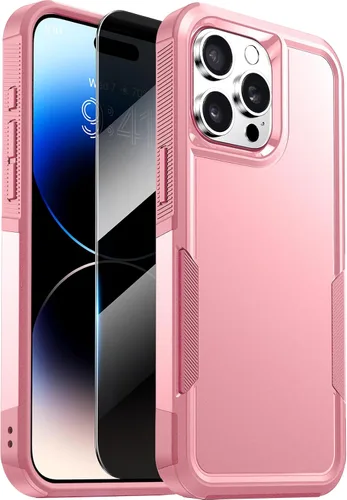 Vista 84 de Diaclara Funda diseñada para iPhone 13 Pro Max, [con protector de pantalla de privacidad] [antiespía] [protección contra caídas de grado militar]