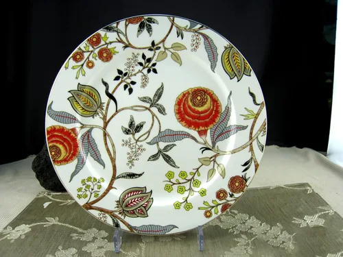 Vista 4 de 24Piece Dinnerware Sets, Round Dinner Plates, Scratch Resistant,Microwave, Oven, Dishwasher Safe