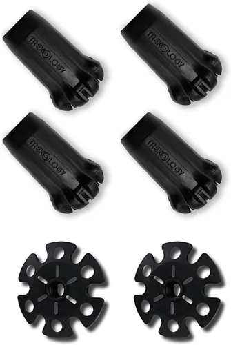 Vista 9 de Trekology Trekking Pole Accessory Set – Bundle Tips for Concrete & Flat Roads – Durable Replacement Tips for Hiking Poles, Walking Sticks & Trekking