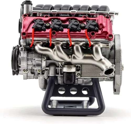 Vista 2 de ZOSTER V8 Modelo de motor de combustión interna MAD RC Simulación Dinámica Kit Versión Modelo de motor para AX90104 SCX10Ⅱ Capra VS4-10 Pro/Ultra