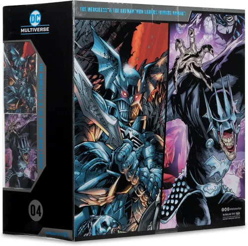 Vista 11 de McFarlane Toys - DC Multiverse Batman Who Laughs (Knight Armor) & The Merciless (Multiverso Oscuro) Figura de 7 pulgadas y Mega Figura McFarlane