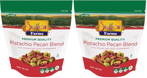 Vista 17 de Setton Farms Bolsa de mezcla de nueces de pistacho con almendras, pistachos y anacardos, bolsa resellable de 8 onzas