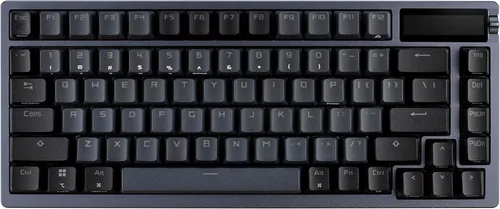 Vista 51 de ASUS Teclado mecánico inalámbrico ROG Azoth para juegos, 75% TKL, conectividad trimodo, interruptores lineales ROG NX Snow prelubricados Blanco