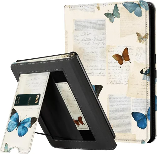 Vista 140 de CoBak Funda inteligente para Kindle Paperwhite de 6.8" de 11ª generación 2021 con función de encendido automático, ligera, delgada, de piel **Salvia