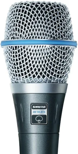 Vista 5 de Micrófono condensador SHURE para manejar aplicaciones vocales, Gris