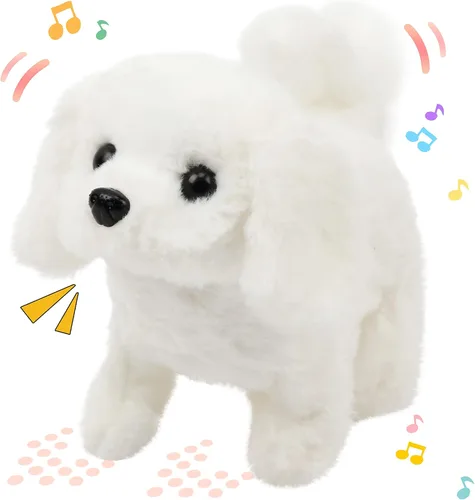 Vista 199 de Hopearl - Juguete de peluche electrónico interactivo de conejo con orejas LED, sonidos y movimientos; camina, se menea e ilumina las orejas, mueve