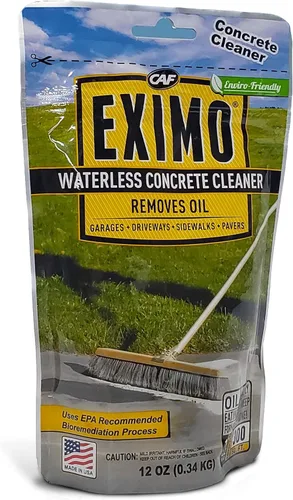 CAF Outdoor Cleaning EXIMO® Waterless Concrete Cleaner for Driveway, Garage, Basement, and Walkway Surfaces (0.75lbs)