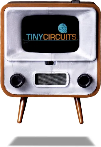 Vista 4 de TinyCircuits TinyTV 2 - Mini TV retro portátil de 1.14" con pantalla IPS, videos precargados y descargables, recargable por USB-C, controles