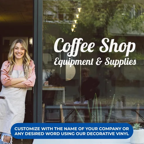 Vista 5 de CRYPTONITE Customize Your Own Way Our Wall Decal Add Your Logo, Company Name, or Inspirational Quotes to Our Customizable Sticker Vinyl Multiple