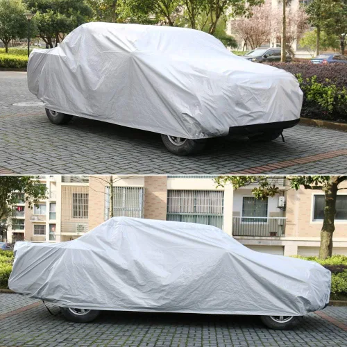 Vista 7 de Kayme - Cubierta impermeable resistente de 6 capas para camioneta, apta para todo clima, protección para exteriores contra lluvia y rayos UV, ajuste