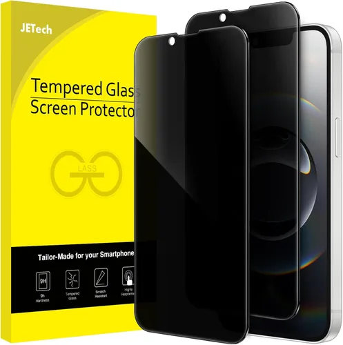Vista 11 de JETech Protector de pantalla de cobertura completa de privacidad para iPhone 12 Pro Max de 6.7 pulgadas, película de vidrio templado antiespía