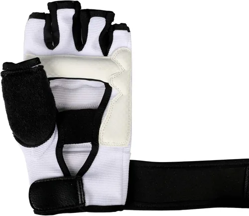 Vista 4 de GINGPAI Taekwondo Karate Gloves for Sparring Martial Arts, Half Finger Training Gloves for Men Women Kid