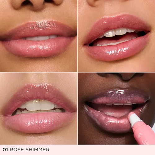 Vista 2 de Clarins Lip Perfector Peptide Plumping and Hydrating Lip Gloss Instant Shine With Sheer, Shimmer Finish Non-Sticky Texture with Vanilla Scent