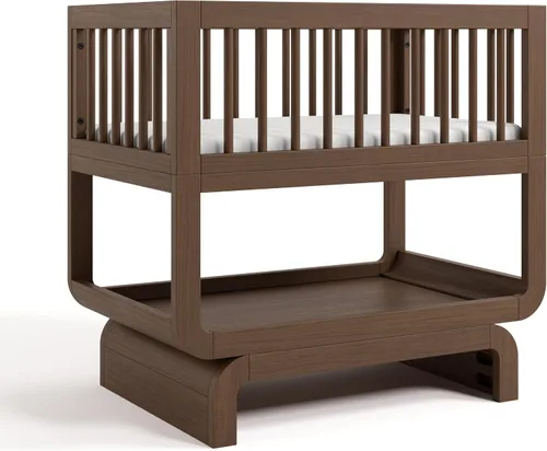 Vista 19 de Storkcraft Santorini - Cuna convertible 5 en 1 con barandilla Driftwood