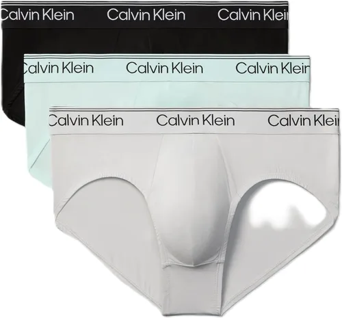 Vista 20 de Calvin Klein - Calzoncillos elásticos microfibra para hombre, paquete de 3 unidades 3 Negro
