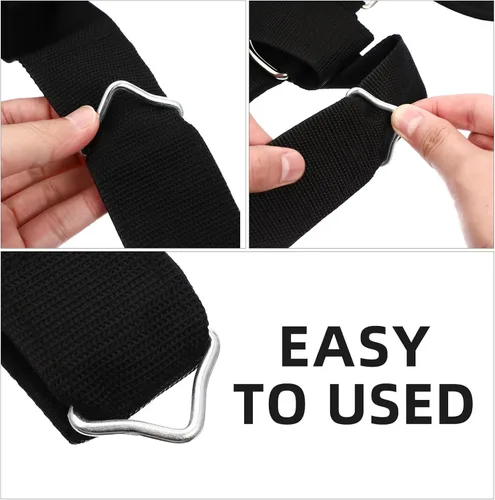 Vista 3 de BESPORTBLE 20 piezas de repuesto de hebilla triangular, anillos en V de acero inoxidable para piezas y accesorios de trampolín, anillos triangulares