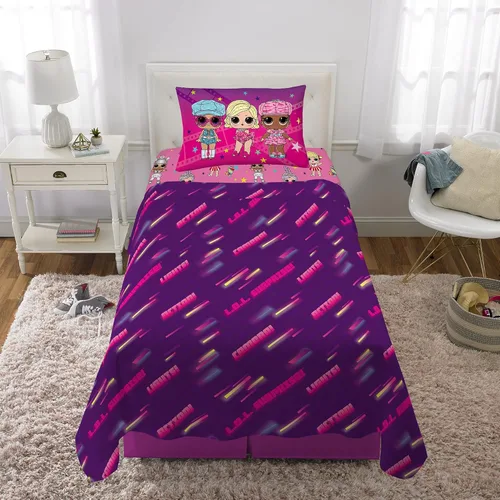 Vista 99 de Franco - Juego de sábanas de microfibra súper suave para niños, tamaño individual, Hello Kitty