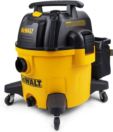 DEWALT Aspiradora para Seco y Húmedo de 9 Galones, Aspiradora de Taller de Alta Capacidad con Accesorios, 5 HP Máximo, con Función de Soplador,