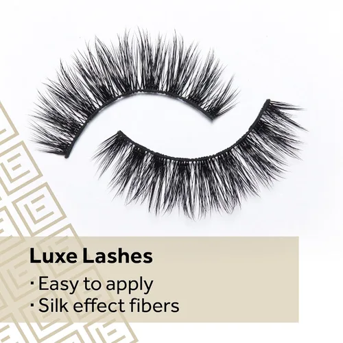 Vista 5 de Eylure Luxe Silk Marquise - Pestañas reutilizables, adhesivo incluido, 1 par